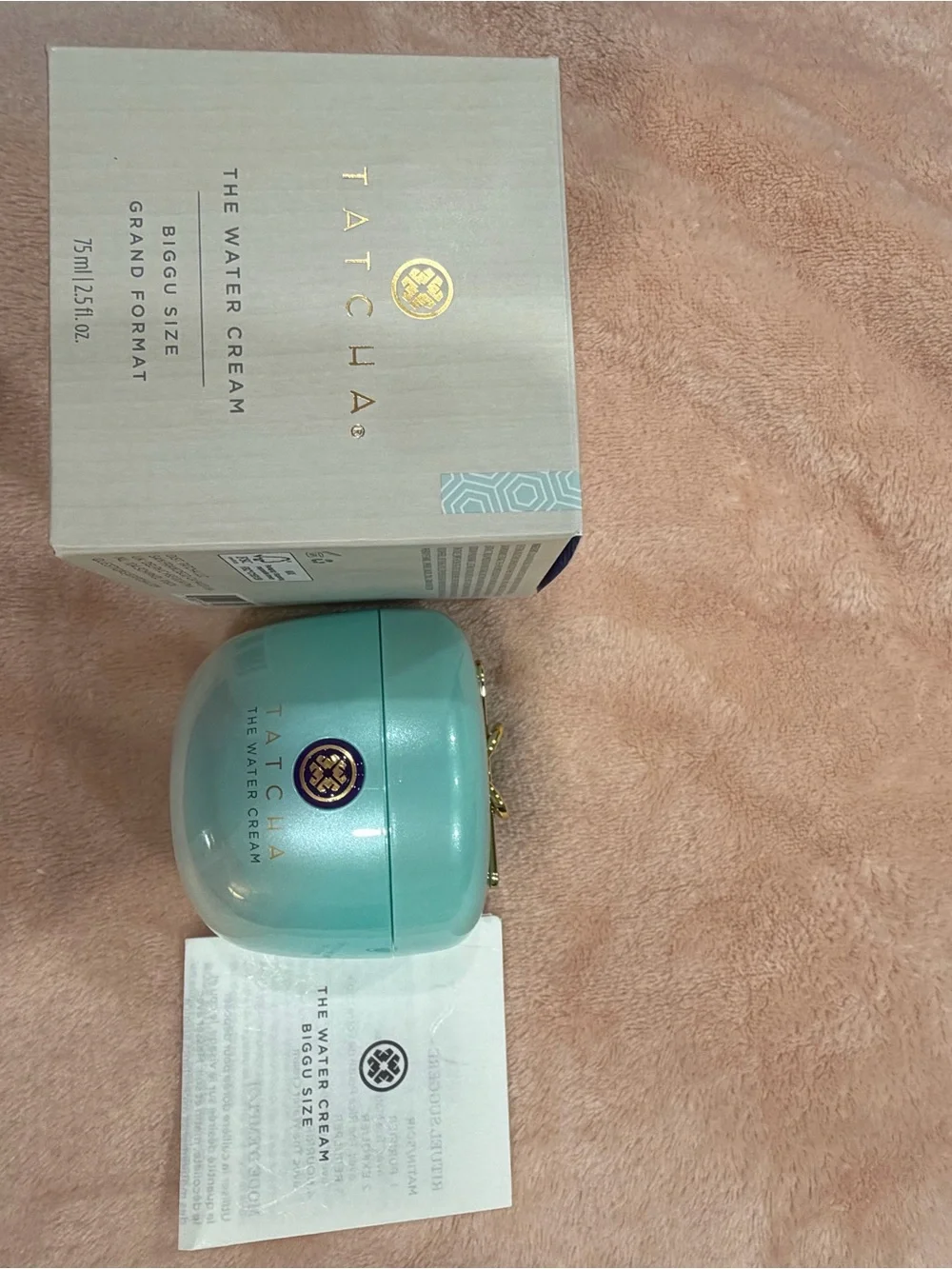 Tatcha The Water Cream Biggu Size Grand Format Large 75 ml - 2.5 oz  NEW